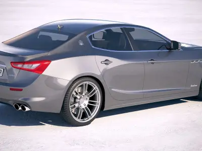 Maserati Ghibli GranLusso 2018 3D model