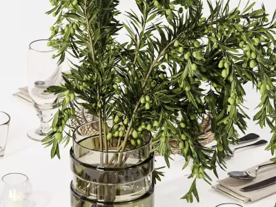 Table setting H45 3D model