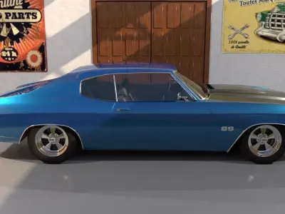 Chevrolet Chevelle SS 1970 3D model