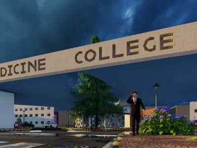 College Of Medicine COM 3D model