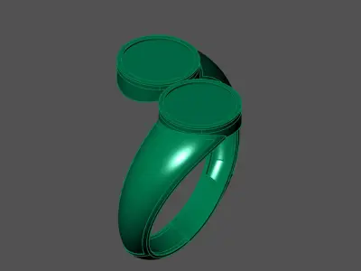Womens Rings Plain Ring Ready STL 3DM Models Rings women 3D print model