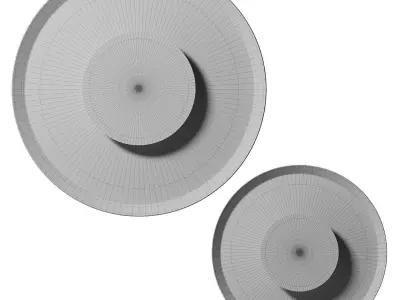 Schatti Leuchten Glarona Wall Lamps 3D model