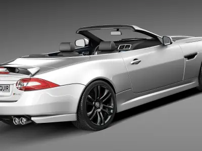 Jaguar XKR-S Convertible 2013 3D model