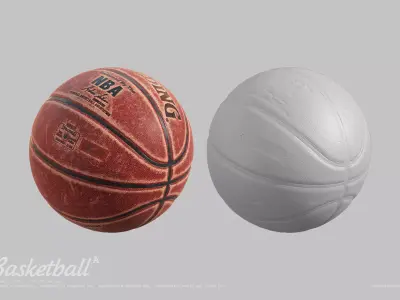 Spalding Basketball Scan 3D model