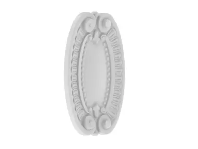 Cartouche Ornament 009 3D model