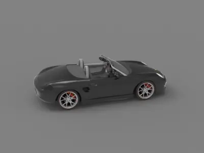2003 Porsche Boxster 3D model