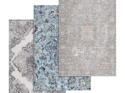 Rug Set 1658 3D model