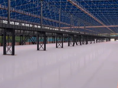 Industrial-Warehouse 3D model