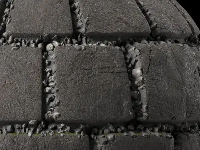 Pavement Materials 26- Slat Stone Paving Pbr 4k Seamless Texture