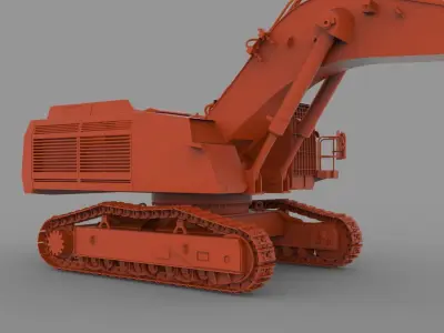 Excavator mod1 3D print model