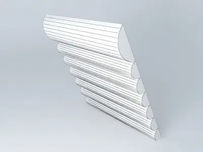 increase light with scalloped edge Free 3D model