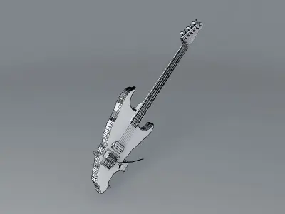 Tiger guitar Free 3D model