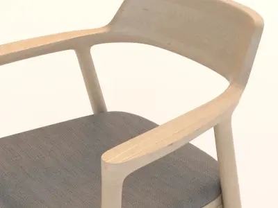 Hiroshima Lounge Chair 3D model