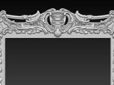 Frame Relief 7 3D Model 3D print model