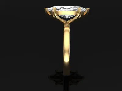 Engagement Jewelry Ring 3D print model