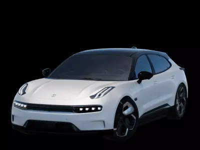 Zeekr Low-poly 3D model