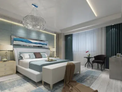 ELEGANT Luxury Hotel Room 3D model