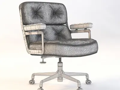 Herman Miller Eames Executive Chair V1 3D model