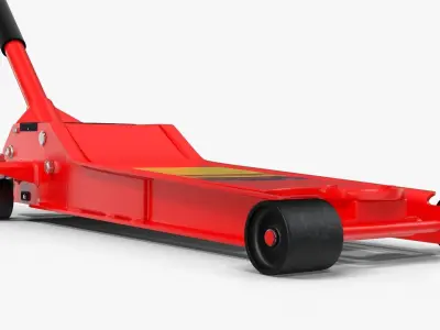 Jack Red Floor Low-poly 3D model