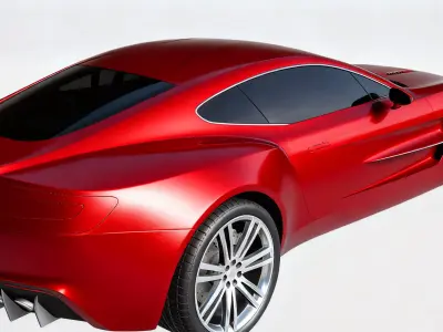 Aston Martin sports car 3D model