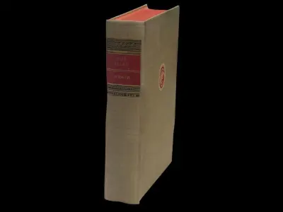 Pack of Photo-Scanned Antique Books -Digital Art-game ready Low-poly 3D model