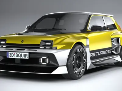 Renault 5 Turbo 3E 2027 3D model