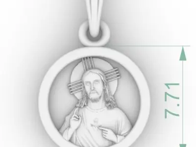 RELIGIOUS PENDANT 3D print model