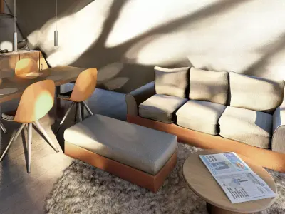 3 Storey A Frame House 3D Model  3ds Max 2021 2024  FBX OBJ 3DS  3D model