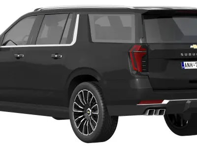 Chevrolet Suburban High Country 2025 3D model