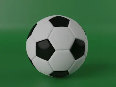 Soccer Ball Low-poly 3D model