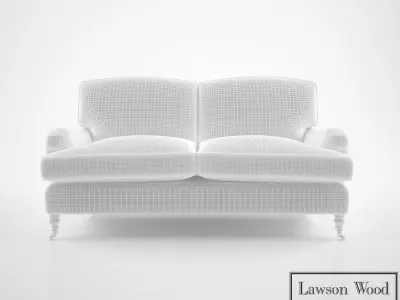 Lawson Wood Baring Sofa 3D model