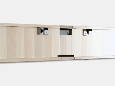 BESTA TV bench 72 Low-poly 3D model