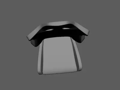 Real Scale Gaming Chair 3D model
