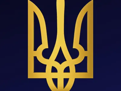 Ukraine State Emblem M 2 3D model