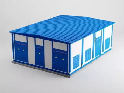 electrical substation 3D model