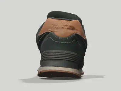 Sneakers New Balance 574 3d scan Low-poly 3D model