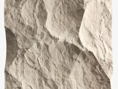 13-RockPanel stone wall 3D model