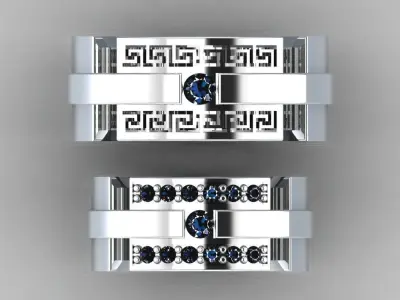 ring set 50 collection1  3D print model