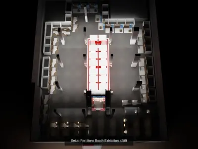 Booth Exhibition Stand G27  3D Model Collection