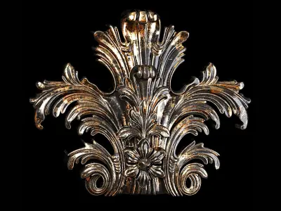 Classic carved 028 3D model