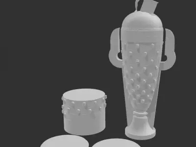 Borgwarner indy 500 trophy 3D print model