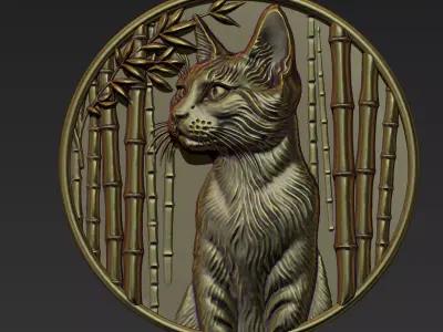 Cat A18 3D print model