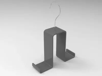 Aje Coat Hanger Low-poly 3D model