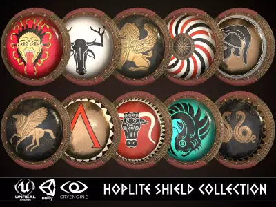 Hoplite Shield Collection 1