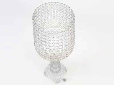 Kartell Kabuki Floor Lamp - Crystal 3D model