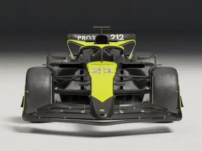 Formula 1 concept F212  24 -25  3D model