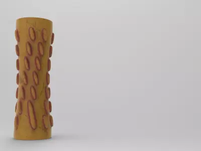 Huha Vase Low-poly 3D model