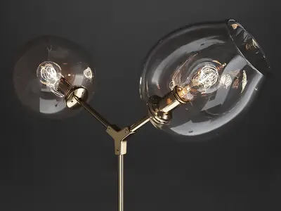 Floor lamp Branching Bubble 3D model