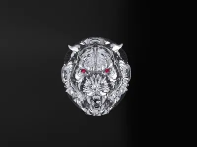 tiger ring  panther 3D print model