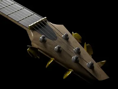 guitar electric Free 3D model